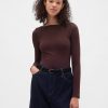Tricou cu spate deschis din jerseu din tricot