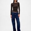 Tricou cu spate deschis din jerseu din tricot