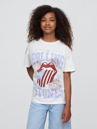 Tricou cu tunică grafică pentru copii