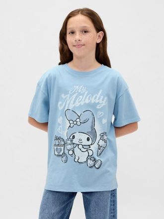 Tricou cu tunică grafică pentru copii