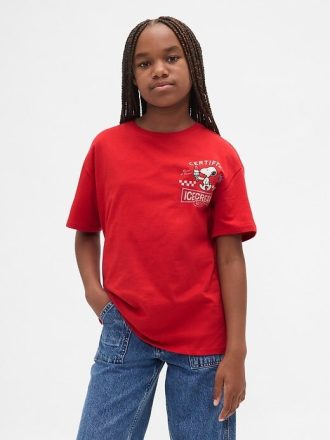 Tricou cu tunică grafică pentru copii
