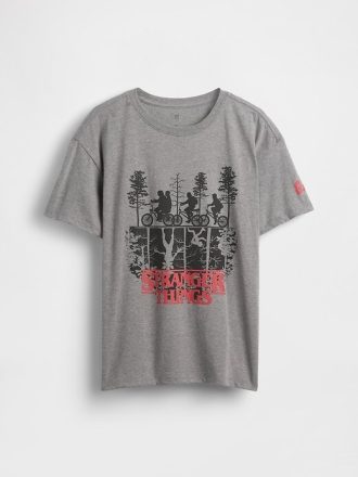 Tricou cu tunică grafică pentru copii