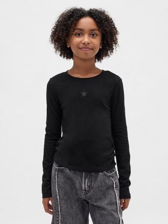 Tricou cu volanat pentru copii