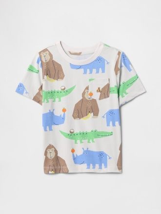 Tricou de buzunar pentru bebeluși și copii mici