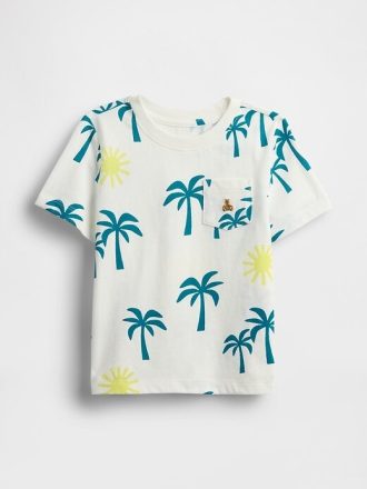 Tricou de buzunar pentru bebeluși și copii mici