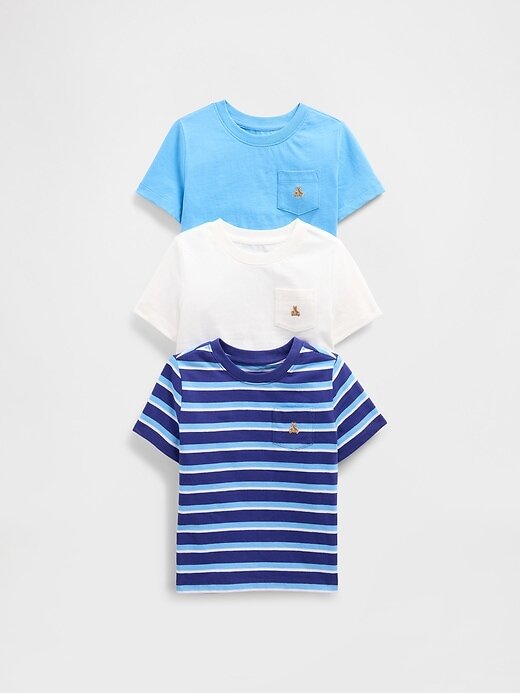 Tricou de buzunar pentru bebeluși și copii mici (pachet de 3) Tricou de buzunar pentru bebeluși și copii mici (pachet de 3)