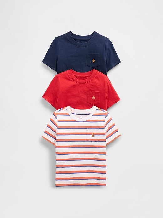 Tricou de buzunar pentru bebeluși și copii mici (pachet de 3) Tricou de buzunar pentru bebeluși și copii mici (pachet de 3)