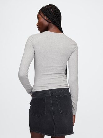 Tricou din jerseu CloseKnit Tricou din jerseu CloseKnit