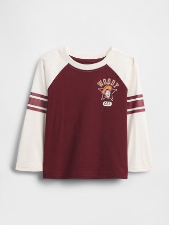Tricou din jerseu raglan Gap × Disney pentru bebeluși și copii mici