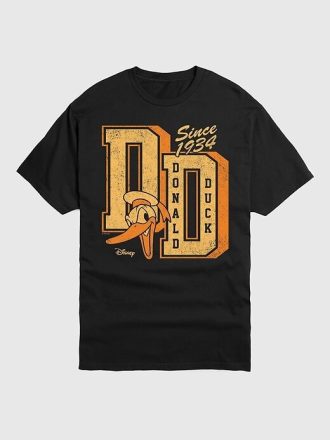 Tricou Disney Donald Letterman cu mânecă scurtă