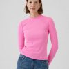 Tricou Essential Rib Mockneck
