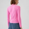 Tricou Essential Rib Mockneck