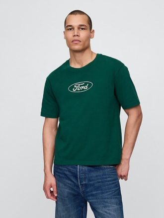 Tricou Ford Graphic Crop Greu