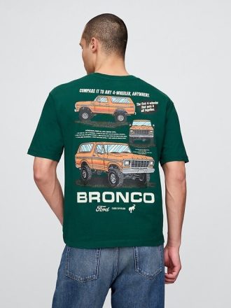 Tricou Ford Graphic Crop Greu