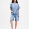 Tricou Gap × BÉIS Adult Knit Denim Buzunar
