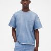 Tricou Gap × BÉIS Adult Knit Denim Buzunar