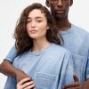 Tricou Gap × BÉIS Adult Knit Denim Buzunar