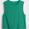 Tricou GapFit Breathe Crop Muscle