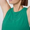 Tricou GapFit Breathe Crop Muscle
