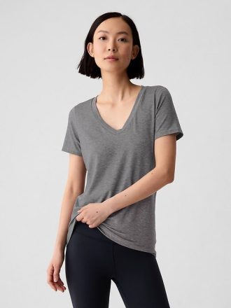 Tricou GapFit Breathe cu decolteu în V