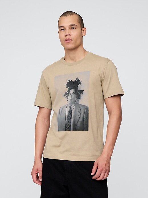 Tricou grafic Basquiat relaxat Tricou grafic Basquiat relaxat