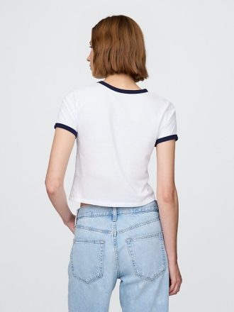 Tricou grafic decupat