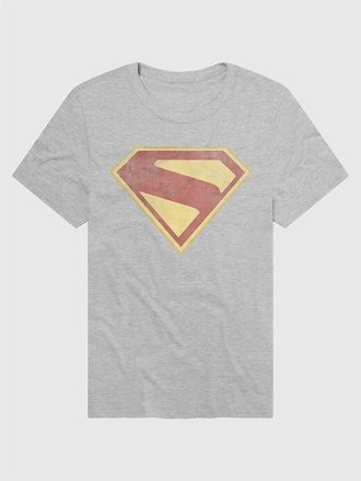 Tricou grafic distressed Superman