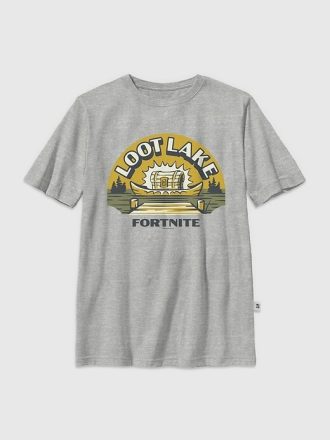 Tricou grafic Fortnite Loot Lake pentru copii
