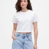 Tricou grafic Gap × BÉIS din bumbac organic VintageSoft Crop Tricou grafic Gap × BÉIS din bumbac organic VintageSoft Crop
