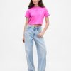 Tricou grafic Gap × BÉIS din bumbac organic VintageSoft Crop Tricou grafic Gap × BÉIS din bumbac organic VintageSoft Crop