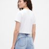 Tricou grafic Gap × BÉIS din bumbac organic VintageSoft Crop Tricou grafic Gap × BÉIS din bumbac organic VintageSoft Crop
