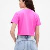 Tricou grafic Gap × BÉIS din bumbac organic VintageSoft Crop Tricou grafic Gap × BÉIS din bumbac organic VintageSoft Crop