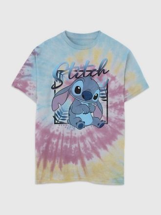 Tricou grafic Lilo și Stitch Tie Dye pentru copii