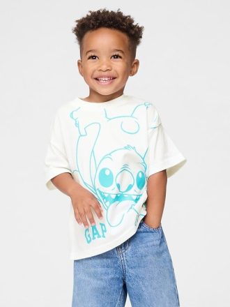 Tricou grafic Lilo & Stitch pentru bebeluși și copii mici