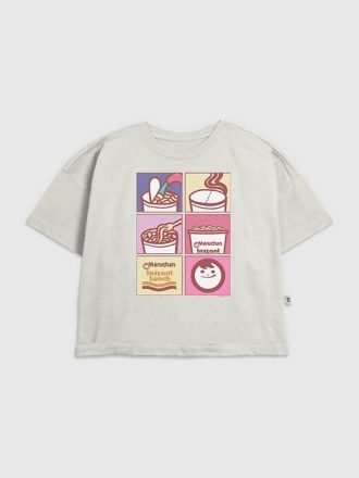 Tricou grafic Maruchan Noodle Grid pentru copii
