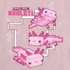 Tricou grafic Minecraft Axolotl pentru copii