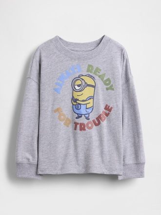Tricou grafic Minion pentru bebeluși și copii mici
