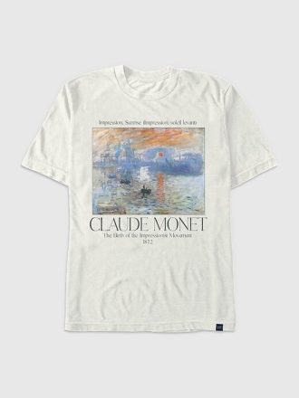 Tricou grafic Monet Sunrise