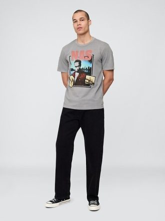 Tricou grafic Nas relaxat
