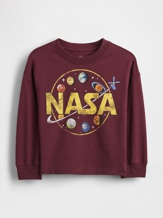 Tricou grafic NASA pentru bebeluși și copii mici