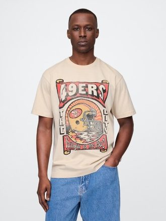 Tricou grafic NFL San Francisco 49ers pentru adulți