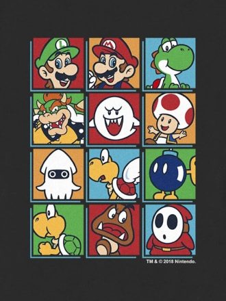 Tricou grafic Nintendo Character Box Up pentru copil mic