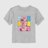 Tricou grafic Nintendo Kirby Panels pentru copil mic