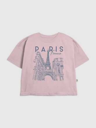 Tricou grafic Paris Line Art pentru copii