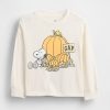 Tricou grafic Peanuts pentru bebeluși și copii mici de Ziua Recunoștinței