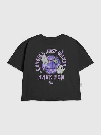 Tricou grafic pentru copii Disco Ghosts