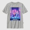 Tricou grafic pentru copii K-Pop Demon Hunters Poster Tricou grafic pentru copii K-Pop Demon Hunters Poster