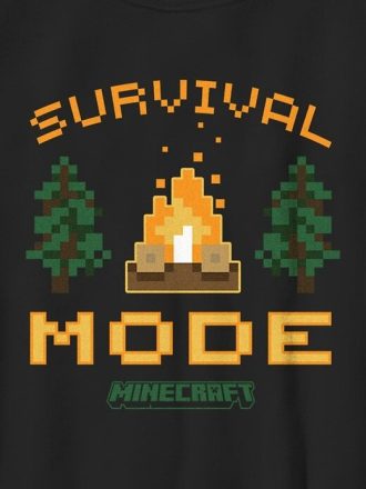 Tricou grafic pentru copii Minecraft Survival Mode