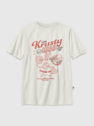 Tricou grafic pentru copii Spongebob Krusty Krab