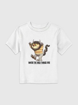 Tricou grafic pentru copii unde sunt lucrurile sălbatice
